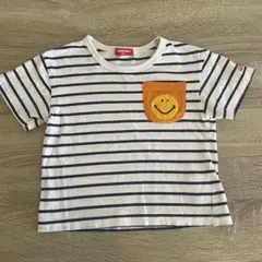 ベビードール　サイズ100 Tシャツ ボーダー　キッズ ストライプ 半袖T