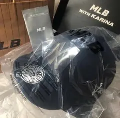 [今週のみの価格]aespa カリナ MLBKorea限定 キャップ ネイビー