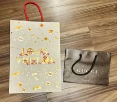 ルイヴィトン、GUCCI ショップ袋