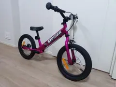 【STRIDER 14x ピンク（ペダルキット付き）】【サビなし】 幼児用自転車のサムネイル