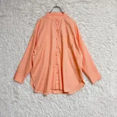 mystic ミスティック ショルダースリットシャツ 肩開き オレンジ フリー