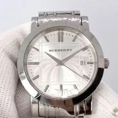 稼働 BURBERRY デイト クォーツ ブルー文字盤 BU1362 メンズ 稼働 BURBERRY デイト クォーツ ブルー文字盤 BU1362 メンズ - メルカリ
