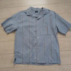 BACK NUMBERストライプシャツ　半袖　Sサイズ