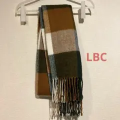 チェックストールマフラー