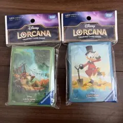 Disney LORCANA 公式カードスリーブ 2種セット ロルカナ ドナルドのサムネイル