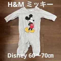 H&M Disney ミッキー ロンパース 60〜70cm