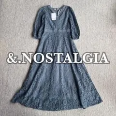 【タグ付き】　&.NOSTALGIA オケージョン　ドレス　ワンピース　ブルーのサムネイル