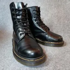 23cm ドクターマーチン 8ホール レースアップブーツ ブラック