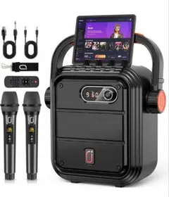 カラオケ　ワイヤレスマイク 拡声器 Bluetooth 対応 低音強化充電式