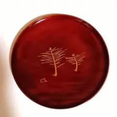箱無し Christian Dior 漆塗り大盆 漆器 朱塗り 赤 リボン柄 - メルカリ