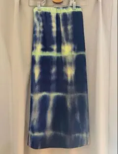 NONTOKYO プリントリブタイトスカート