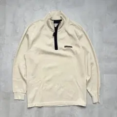【McGREGOR】90s コットンハーフジッププルオーバー Mサイズ ベージュのサムネイル
