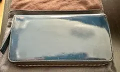 ハンドメイド長財布　パープル　ハンドメイド