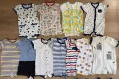 半袖ロンパース 70〜80cm まとめ売り
