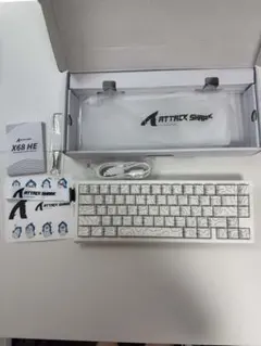 ATTACK SHARK X68PROHE ラピッドトリガー 磁気スイッチ 白 - メルカリ