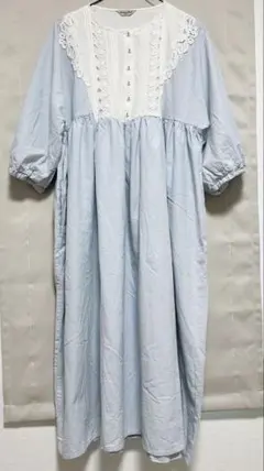 パーツレース付きクレリックワンピース