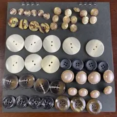 ボタンセット 多様なデザインと色