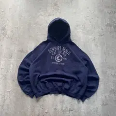 90’s~ ジャージーズ USA古着 プリント パーカー スウェット フーディ