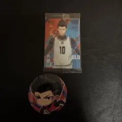 ブルーロック 馬狼 照英 ウエハースカード 缶バッジ