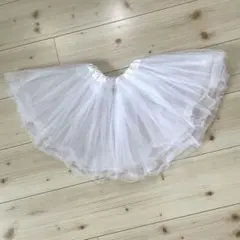 パニエ 子供用　ホワイト　フリーサイズ
