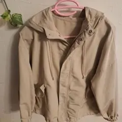 INGNI イング　ベージュ フード付き ジャケット　ジャンパー　アウター