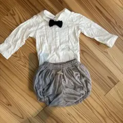 MARL MARL セレモニースーツ ボウタイ付き ホワイト　上下セット