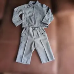 COMME CA ISM チェック柄スーツ 120cm