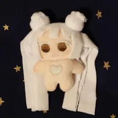 無属性ぬいぐるみ　5cm 自作ぬいぐるみ　2体セット ぬいぐるみ10cm本体 着せ替えぬい 無属性 双子 狼+羊 2体セット