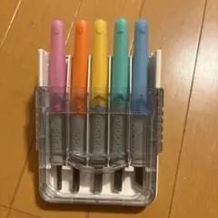 彫刻刀5本セット カラフル収納ケース付き