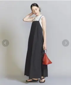 beauty&youth ナイロンフレア キャミ ワンピース