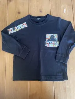 XLARGE 長袖カットソー 110 黒