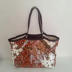 PINK HOUSE フラワーパターン トートバッグ