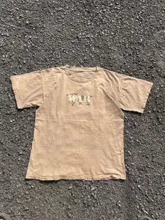 WARプリント ベージュ Tシャツ