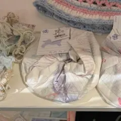 five year old プリント シュシュ