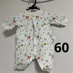 UNIQLO 動物柄ロンパース 60サイズ