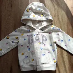 GAP ハート柄 フード付きトレーナー