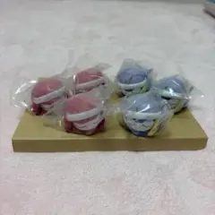 ケロロ軍曹 ちびケロねむらせ隊 ギロロ×3 タママ×3 6点セット　ガチャガチャ