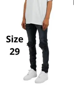 mnml X162 STRETCH DENIM/ BLACK