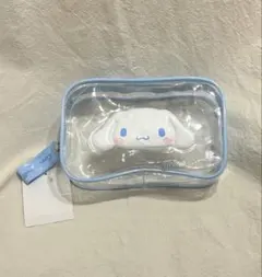 サンリオ クリアポーチ　シナモロール　シナモン