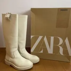 ザラ　ロングブーツ