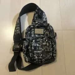 Snoopy スヌーピー ボディバッグ ブラック