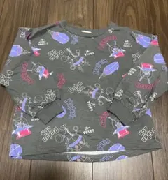 しまむら　アンパンマン　だだんだん　ばいきんまん　トレーナー　長袖シャツ　110