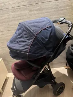 Aprica スムーヴ スマートブレーキ ネイビー/ワインレッド