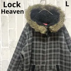 archive ジップパーカー ファー 裏ボア Y2K L チェック 裏起毛