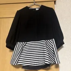 新品未使用✨ボーダーズアットバルコニー　長袖ブラウス　ブラック　38 2025年最新】BORDERS at BALCONY レディース 長袖 シャツ