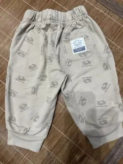 FRUIT OF THE LOOM 90size ベージュ プリントパンツ