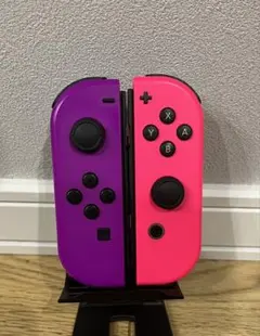ジョイコン純正 パープル左(L)＆ピンク右(R)セット