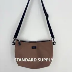 STANDARD SUPPLY ダブルジッパーショルダーバッグ　モカのサムネイル
