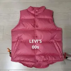 希少 00s リーバイス デッドストック ダウンベスト ピンク M パッカブルのサムネイル