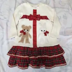 シャーリーテンプル　うさぎ　くま　ワンピース　100センチ